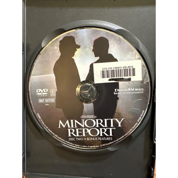 Minority Report DVD Movie Entertainment Tom Cruise Steven Spielberg Colin Farrel - Picture 5 of 6